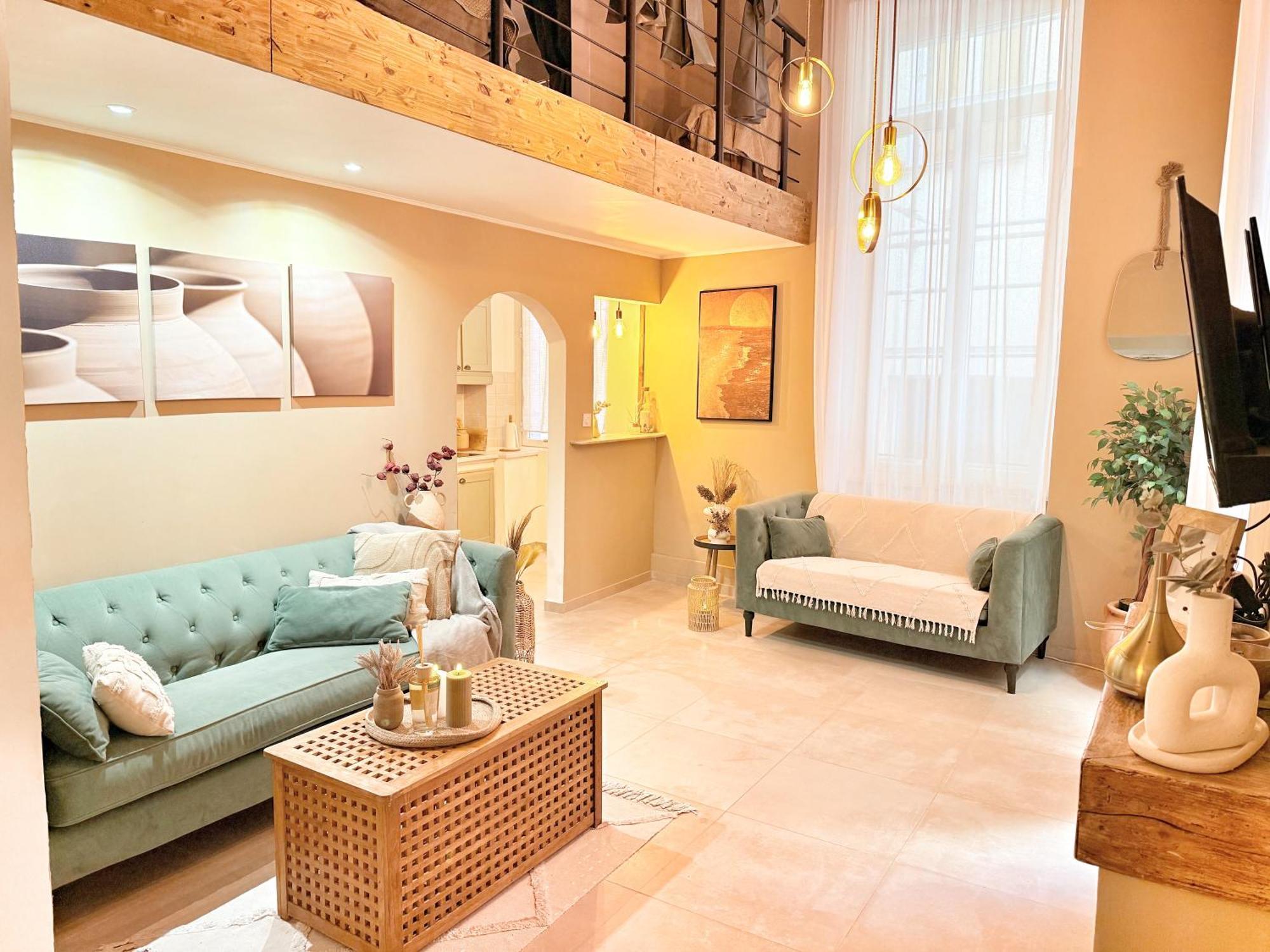 Spacious Loft, Duplex, Old Town, 3 Bedrooms - Easy Check-In Nice Eksteriør billede